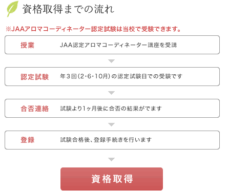 JAA資格取得までの流れ