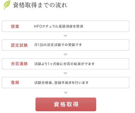 HFO資格取得までの流れ